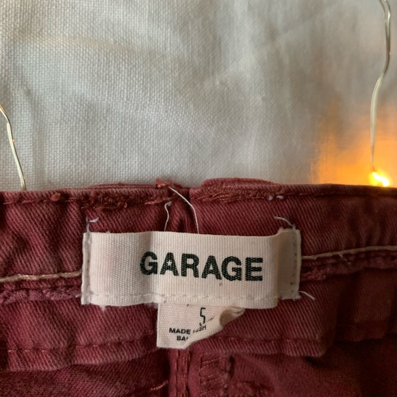 Garage Red Khaki Shorts - Picture 3 of 3